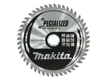B-33015 Specialized for Plunge Saws Blade 165 x 20mm x 48T                      