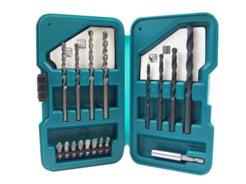D-45858 Drill and Screwdriver Bit Set, 17 Piece                                 