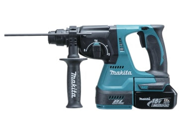 DHR242RTJ SDS Plus BL Hammer Drill 18V 2 x 5.0Ah Li-ion                         