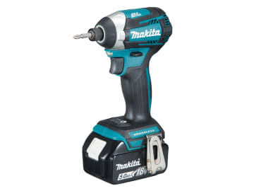 DTD154RTJ Brushless Impact Driver 18V 2 x 5.0Ah Li-ion                          