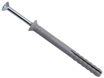Nylon Hammer-In Fixing 6 x 60mm (100)                                           