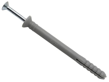 Nylon Hammer-In Fixing 6 x 70mm (100)                                           