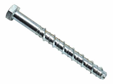 Hex Concrete Screwbolt M12 x 130mm (25)                                         