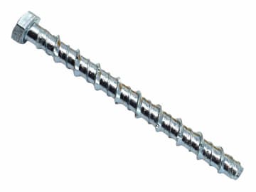 Hex Concrete Screwbolt M8 x 100mm (100)                                         