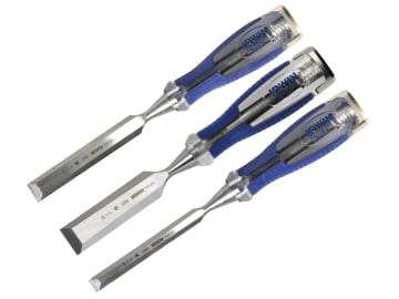 M750 Splitproof Pro Bevel Edge Chisel Set, 3 Piece                              