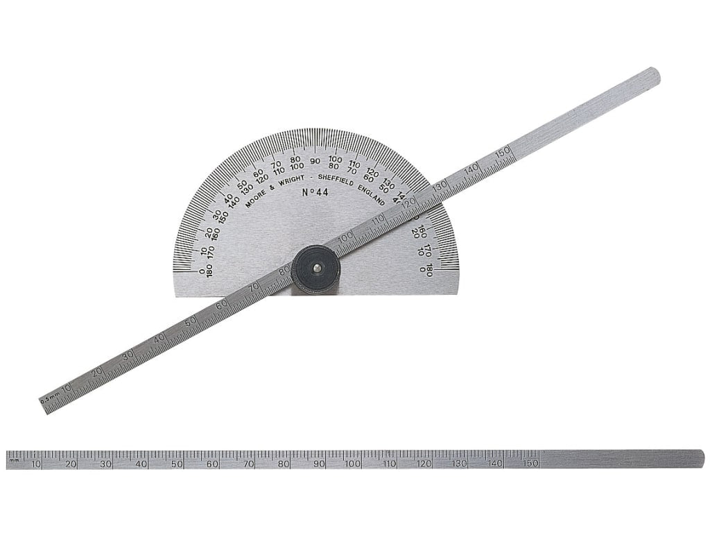 Protractor Type Depth Gauge Metric/Imperial 0-6in                               