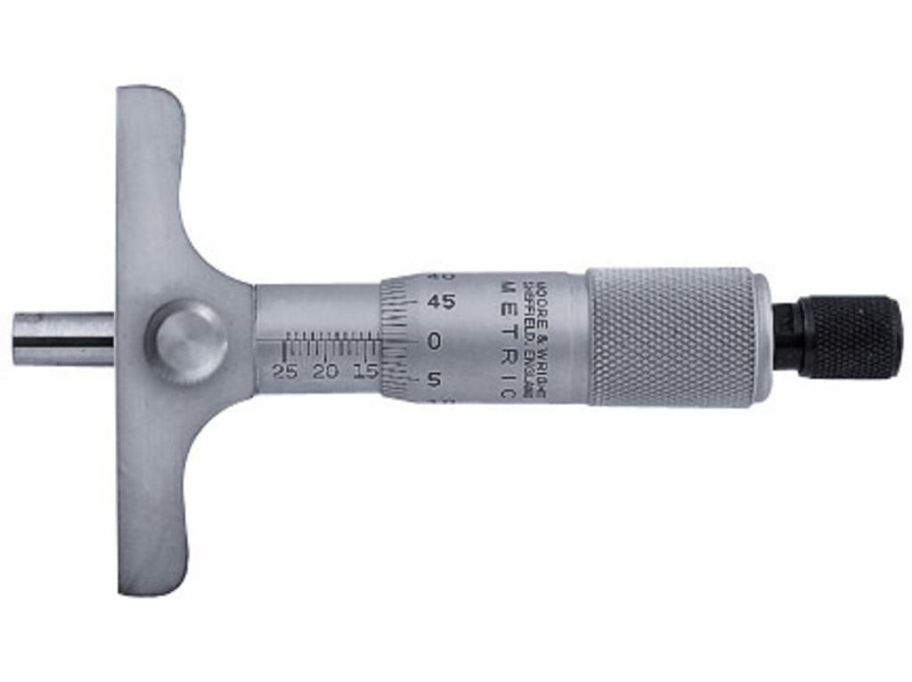 890M Fixed Type Depth Micrometer 0-25mm/0.01mm                                  
