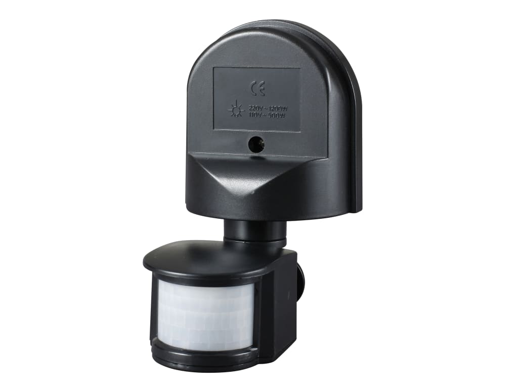 Wall Mounted PIR Motion Detector Black                                          