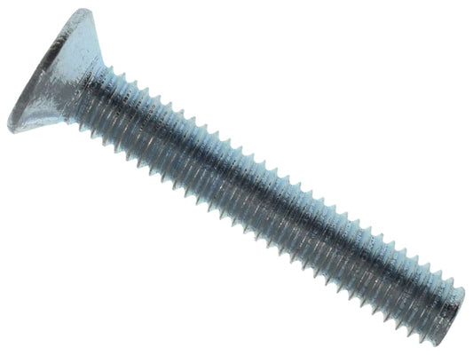 Machine Screw Pozi Compatible CSK ZP M4 x 40mm Box 25