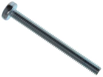 Machine Screw Pozi Compatible Pan Head ZP M4 x 40mm Box 25                      