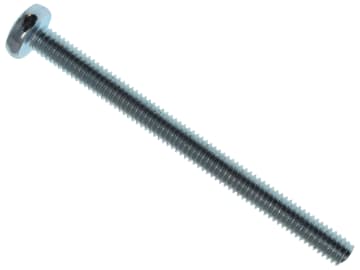 Machine Screw Pozi Compatible Pan Head ZP M4 x 50mm Box 25                      