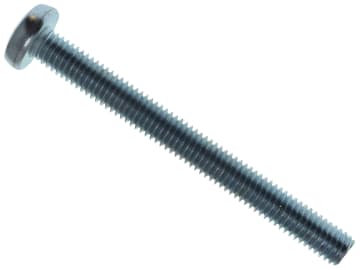Machine Screw Pozi Compatible Pan Head ZP M5 x 50mm Box 25                      