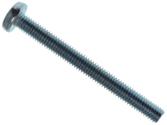 Machine Screw Pozi Compatible Pan Head ZP M5 x 50mm Box 25                      