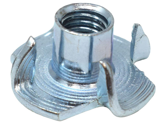Pronged Tee Nut ZP M5 x 8.0mm (Box 25)