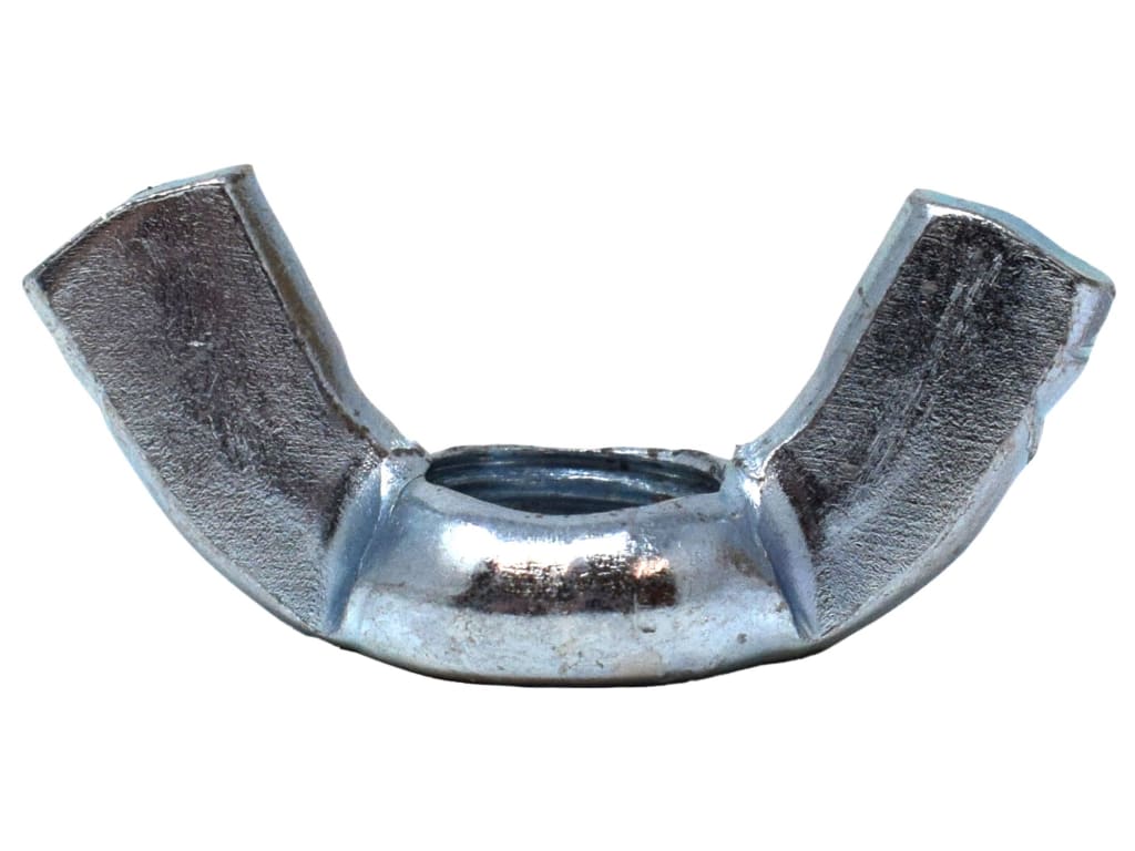 Wing Nut Bright ZP M12 Box 15                                                   