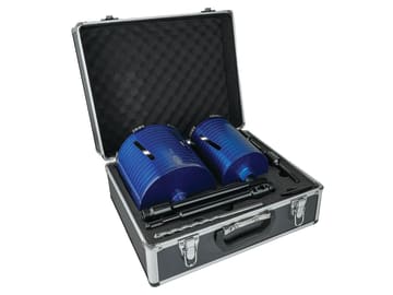 Slotted Dry Core Drill XCEL Grade Kit, 8 Piece                                  