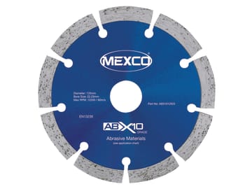 Abrasive Materials X10 Grade Diamond Blade 125 x 22.23mm                        