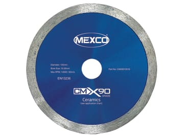 X90 Grade Ceramic Materials Diamond Blade 105 x 16mm                            