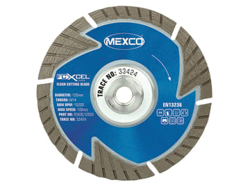 FCXCEL Grade Flush Cut Diamond Blade 125 x 22mm                                 