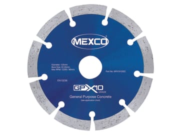 GPX10 Concrete Diamond Blade 125 x 22mm                                         