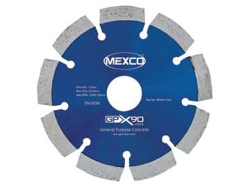 GPX90 Concrete Diamond Blade 115 x 22mm                                         