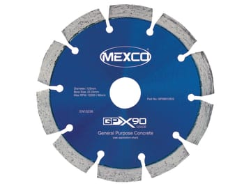 GPX90 Concrete Diamond Blade 125 x 22mm                                         