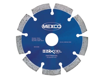 XCEL Grade Hard Materials Diamond Blade 125 x 22mm                              