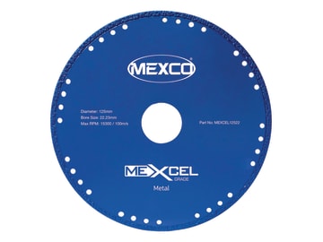 XCEL Grade Metal Cut Diamond Blade 125 x 22mm                                   