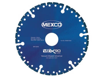 VBX90 Grade Universal Diamond Blade 125 x 22mm                                  