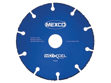 WD XCEL Grade Wood Cut Blade 125 x 22mm                                         