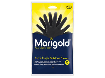 Extra Tough Outdoor Gloves - Medium (6 Pairs)                                   