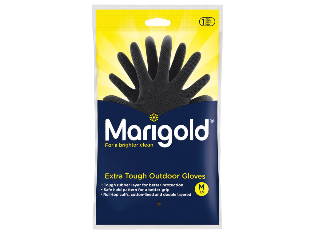 Extra Tough Outdoor Gloves - Medium (6 Pairs)                                   