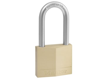 Solid Brass 40mm Padlock 4-Pin - 38mm Shackle                                   