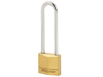 Solid Brass 50mm Padlock 5-Pin - 64mm Shackle                                   