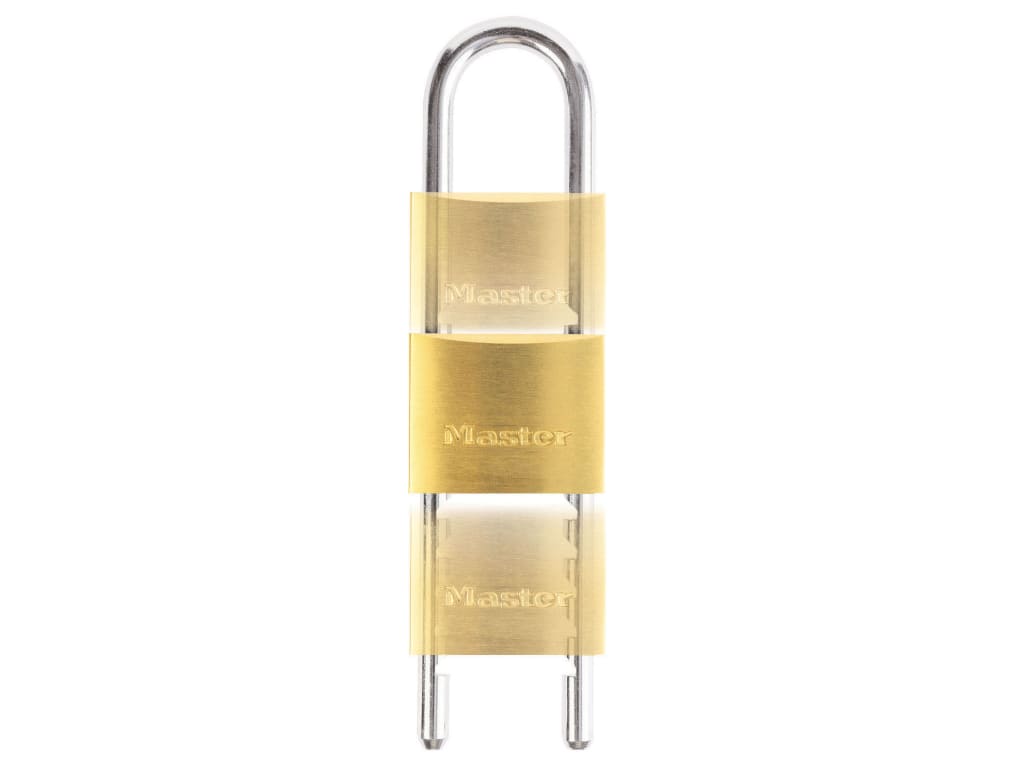 Solid Brass 50mm Padlock with Adjustable Shackle                                