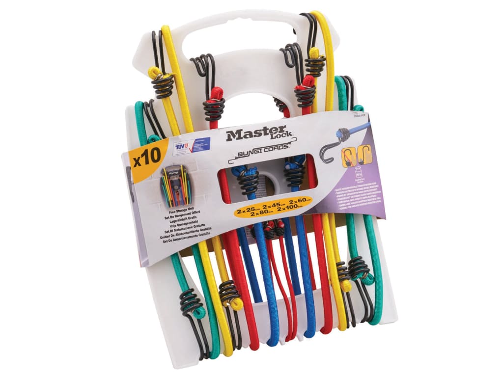Twin Wire™ Bungee Organiser 10 Piece                                            