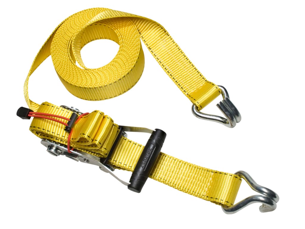 Ratchet Tie-Down J-Hooks 8.25m                                                  