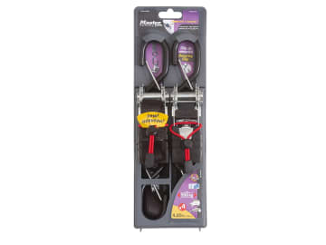 Ratchet Tie-Down S-Hooks 4.25m 2 Piece                                          