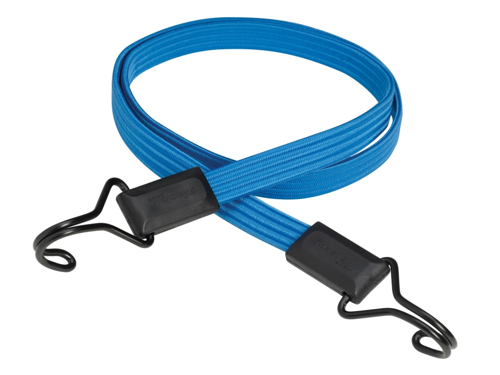 Flat Bungee 120cm Dark Blue Double Hook                                         