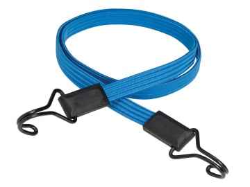 Flat Bungee 120cm Dark Blue Double Hook                                         