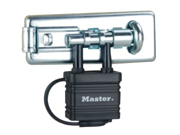 Bolt Hasp with Integrated Lock 110mm                                            