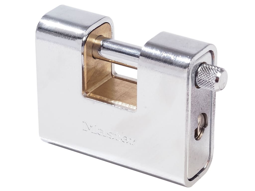 Armoured 80mm Zinc Body Shutter Padlock                                         