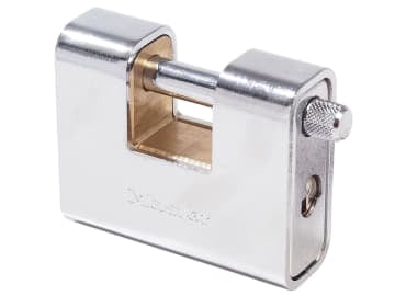 Armoured 80mm Zinc Body Shutter Padlock                                         