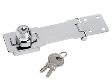 Chrome Plated Steel Locking Hasp 118mm                                          