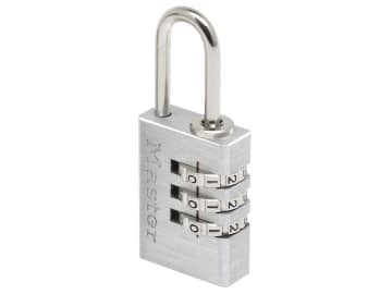 Aluminium 20mm 3-Digit Combination Padlock                                      