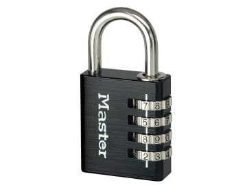 Black Finish 40mm 4-Digit Combination Padlock                                   