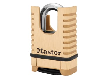 Excell™ Closed Shackle Brass Combination 58mm Padlock                           