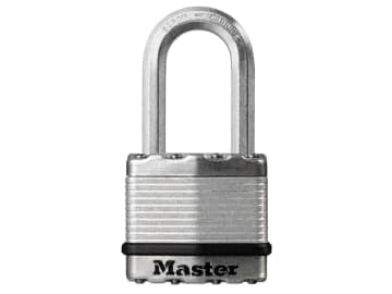 Excell™ Laminated Steel 45mm Padlock 4-Pin - 38mm Shackle                       