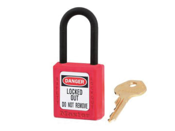 Lockout Padlock – 38mm Body & 6mm Composite Nylon Shackle                       