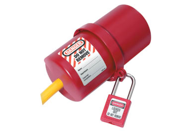Lockout Electrical Plug Cover Large for 240V - 550V                             